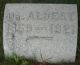 Headstone for Albert M Lichty